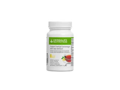 Instant herbal beverage with tea extract - Lemon