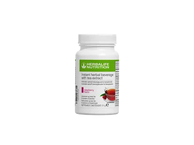 Instant herbal beverage with tea extract - Raspberry