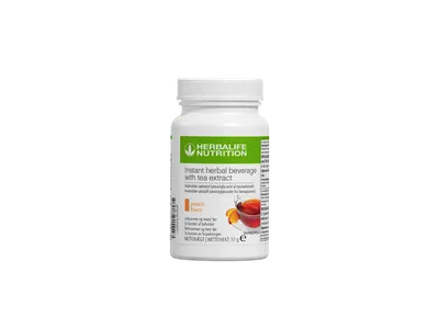Instant herbal beverage with tea extract - Peach
