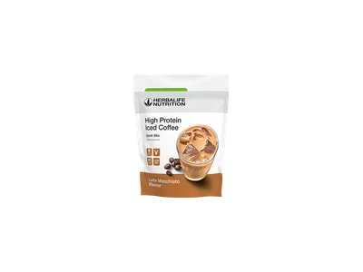 High Protein Iced Coffee - Latte Macchiato