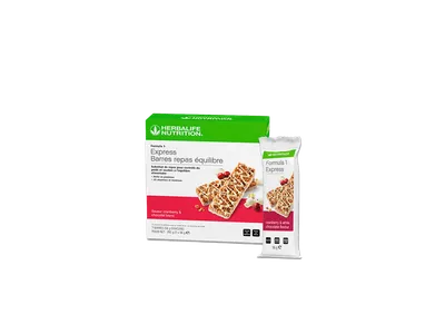 Barres repas équilibre Formula 1 Express - Cranberry et chocolat blanc