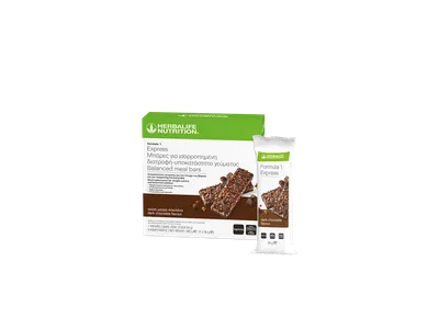 Formula 1 Express Μπάρες για ισορροπημένη διατροφή-υποκατάστατο γεύματος - Μαύρη σοκολάτα