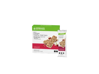 Heilnæmar Formula 1 Express máltíðarstangir - Hindberja- og hvítsúkkulaði