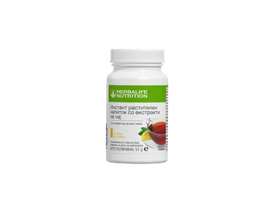 Инстант растителен напиток со екстракти на чај - Лимон