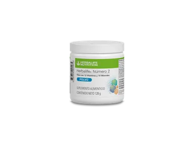 Herbalife® Número 2 Polvo con 12 vitaminas y 10 minerales suplemento alimenticio 128 g