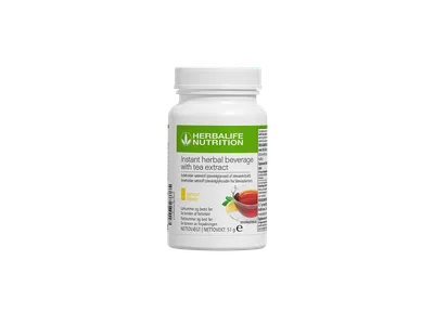Instant herbal beverage with tea extract - Lemon