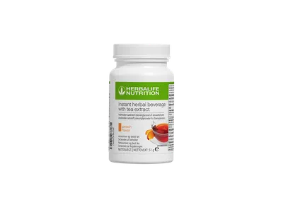 Instant herbal beverage with tea extract - Peach