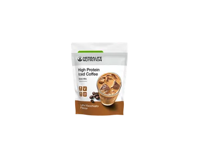 High Protein Iced Coffee - Latte Macchiato