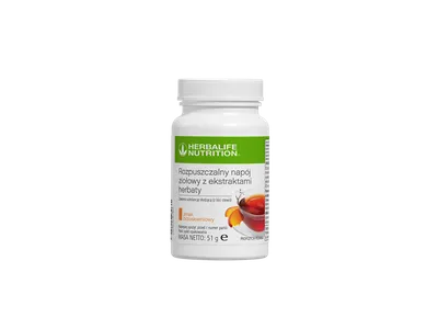 Rozpuszczalny napój ziołowy z ekstraktami herbaty - Brzoskwiniowy