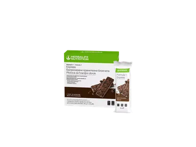 Formula 1 Express Pločica za hranljivi obrok - Crna čokolada