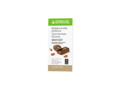 Beljakovinska ploščica - Vanilije in mandlja