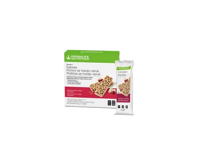 Formula 1 Express ploščice za hranljiv obrok - Brusnic in bele čokolade