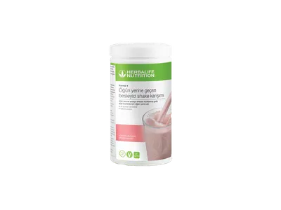 Formül 1 Öğün Yerine Geçen Besleyici Shake Karışımı - Ahududu ve Beyaz Çikolatalı