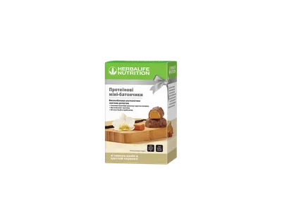 Протеїнові міні-батончики - Ваніль у хрусткій карамелі