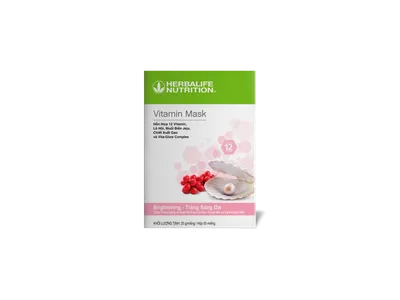 Herbalife Nutrition Vitamin Mask - Brightening (Mặt Nạ Vitamin Herbalife Nutrition - Trắng Sáng Da)