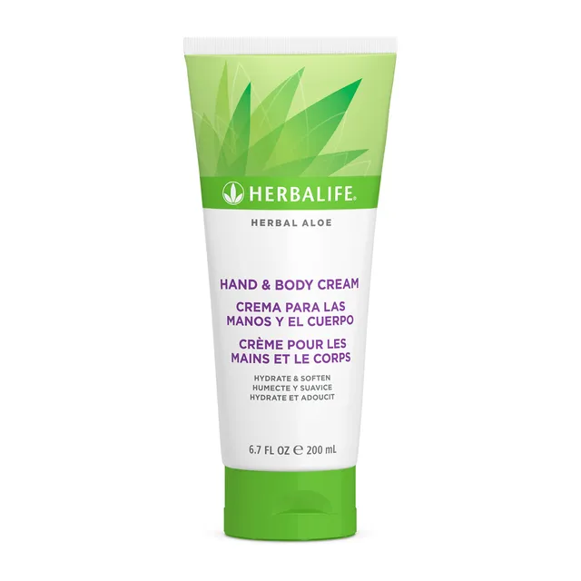 Herbalife كريم اليدين والجسم بالألوة هيربال - منتج رسمي