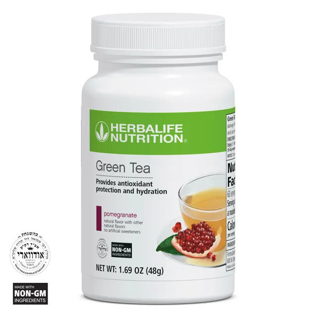 Herbalife شاي أخضر - رمان - منتج رسمي