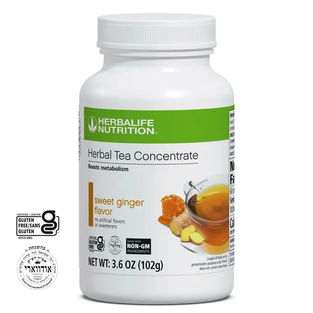 Herbalife Concentrato di Tè Erboristico - Zenzero Dolce - Prodotto Ufficiale