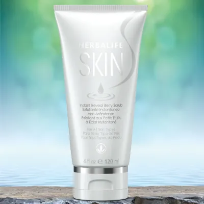Herbalife SKIN Instant Reveal Berry Scrub - Officielt Produkt