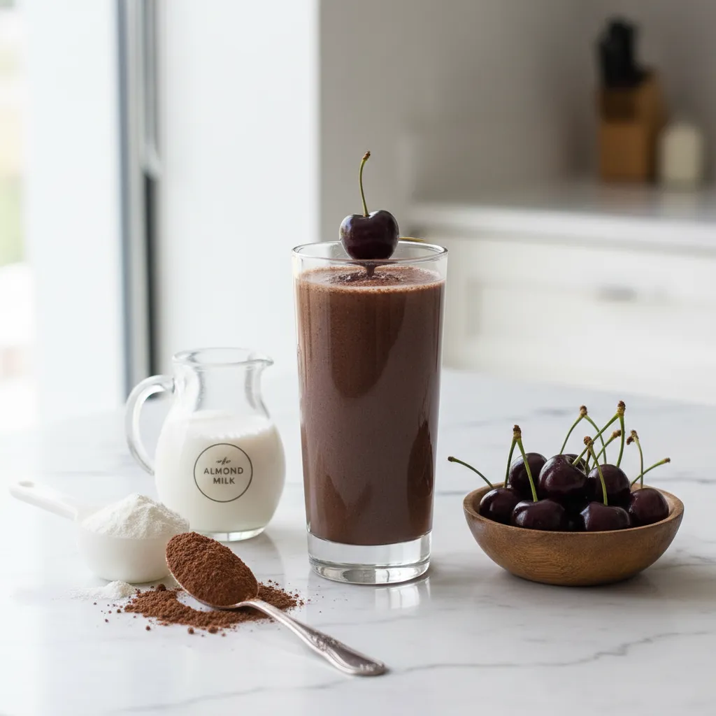 Chocolate Cherry Recovery Shake — Herbalife Recipe