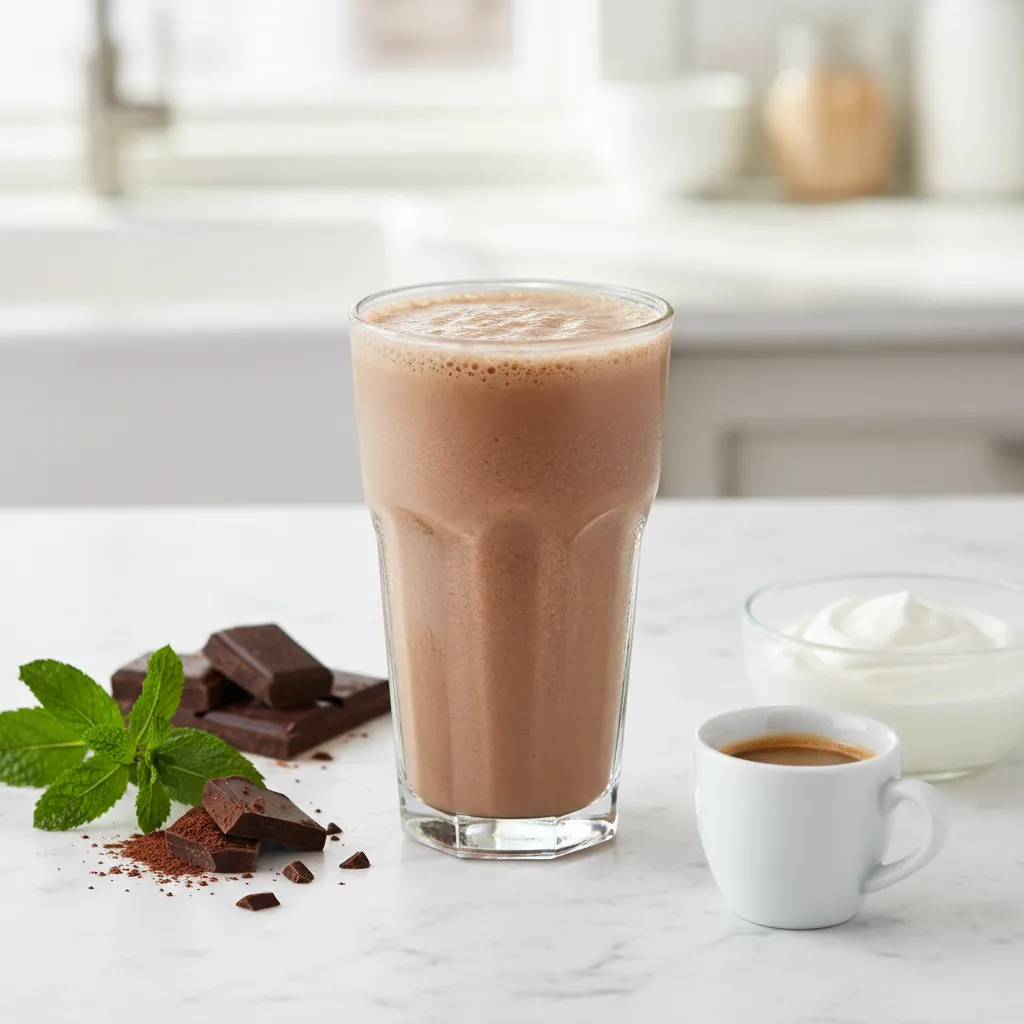Mint Chocolate Coffee Shake — Mocha-Mint Recipe
