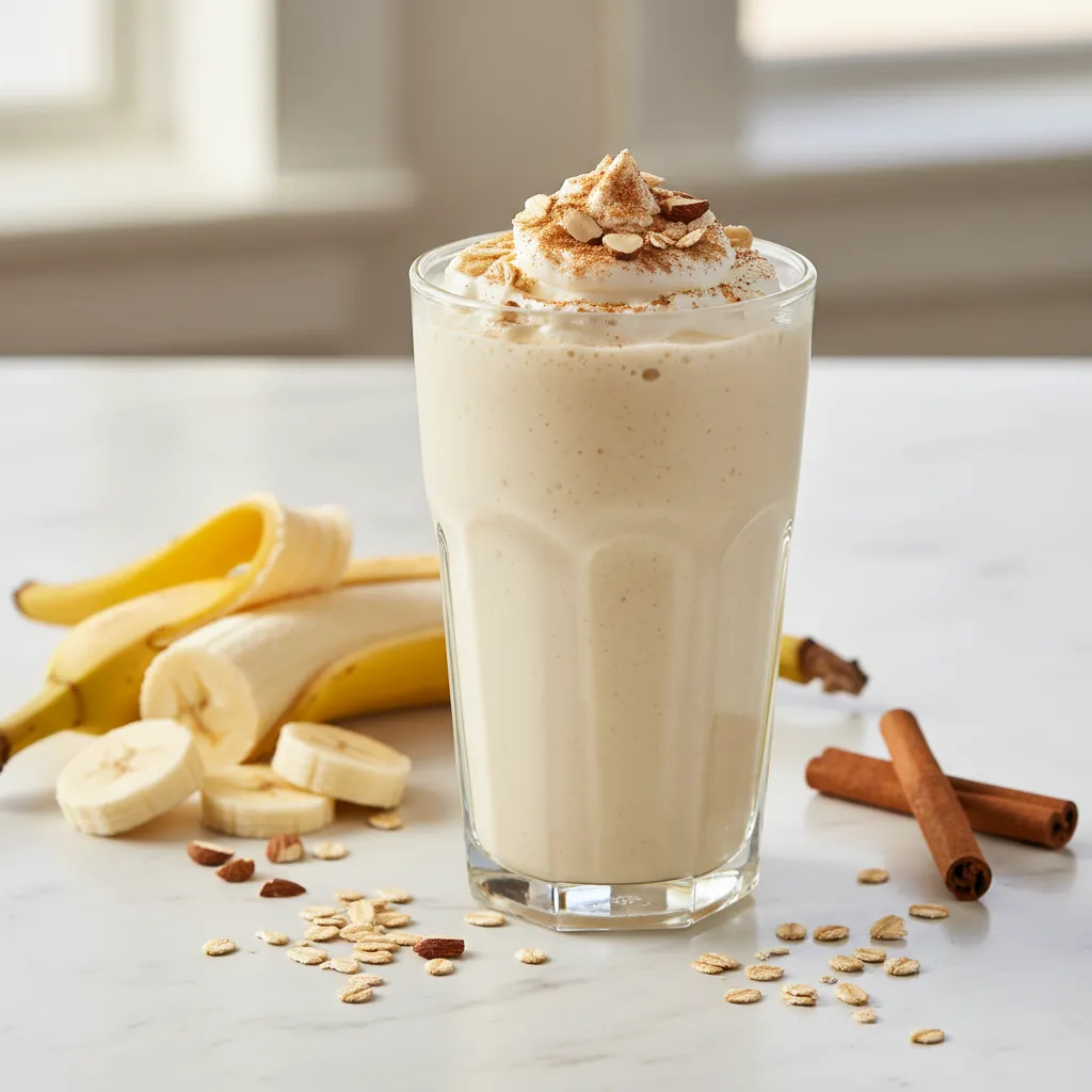 Vanilla Banana Oat Shake — Hearty Breakfast Recipe